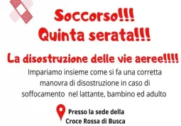 Pillole di pronto soccoro: serata grautita aperta a tutti  giovedì in Cri